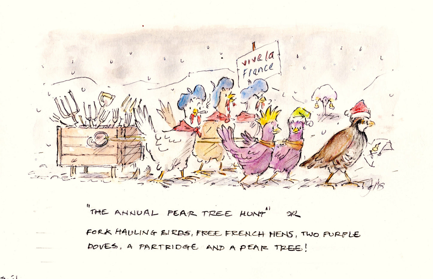 Christmas Card Cartoons