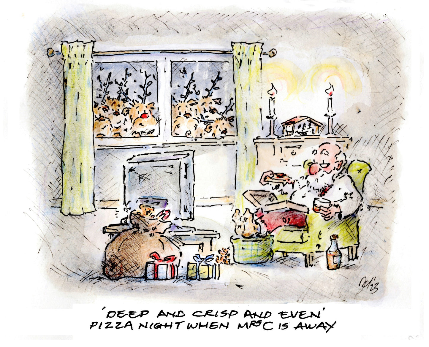 Christmas Card Cartoons
