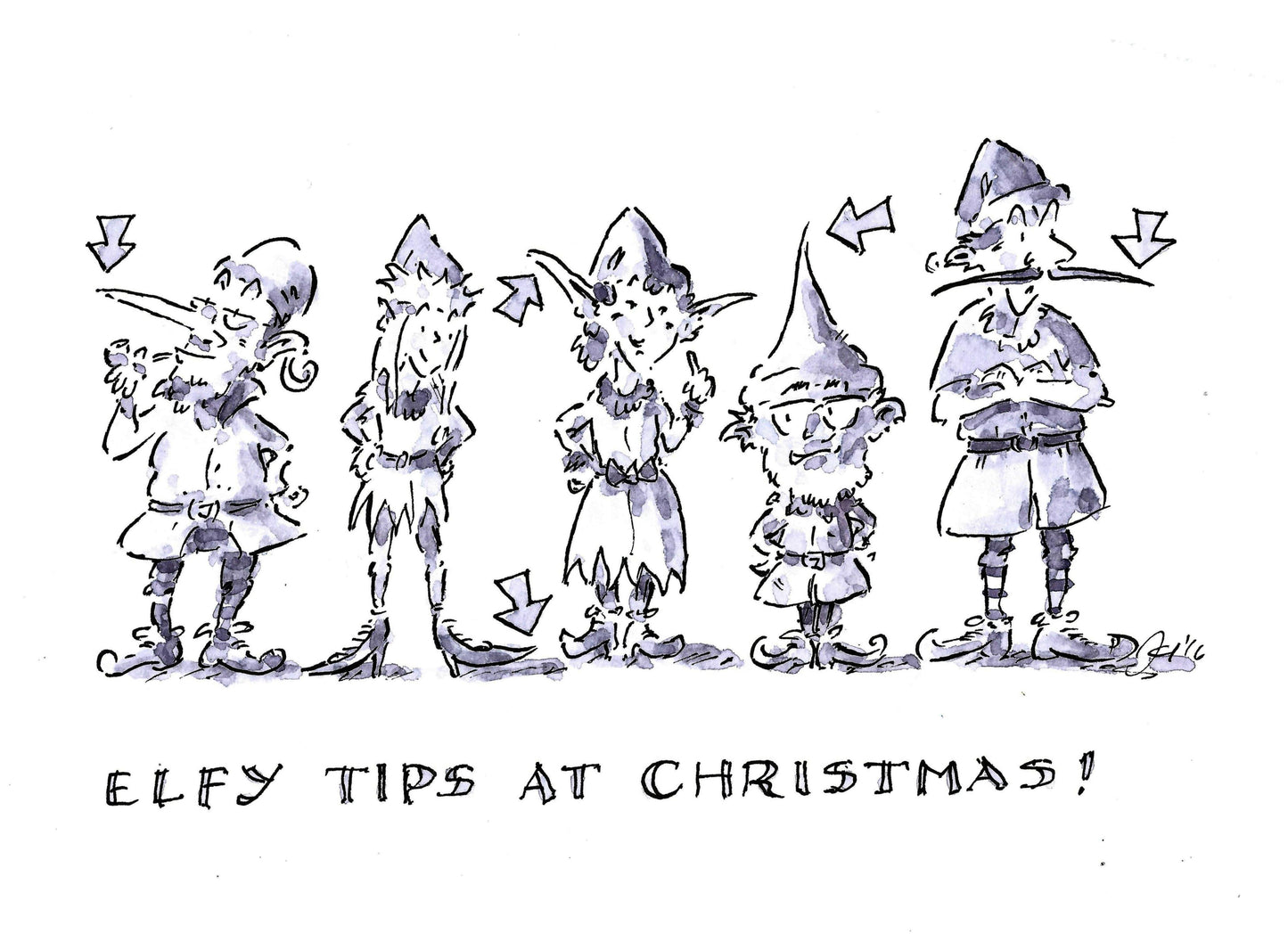 Christmas Card Cartoons