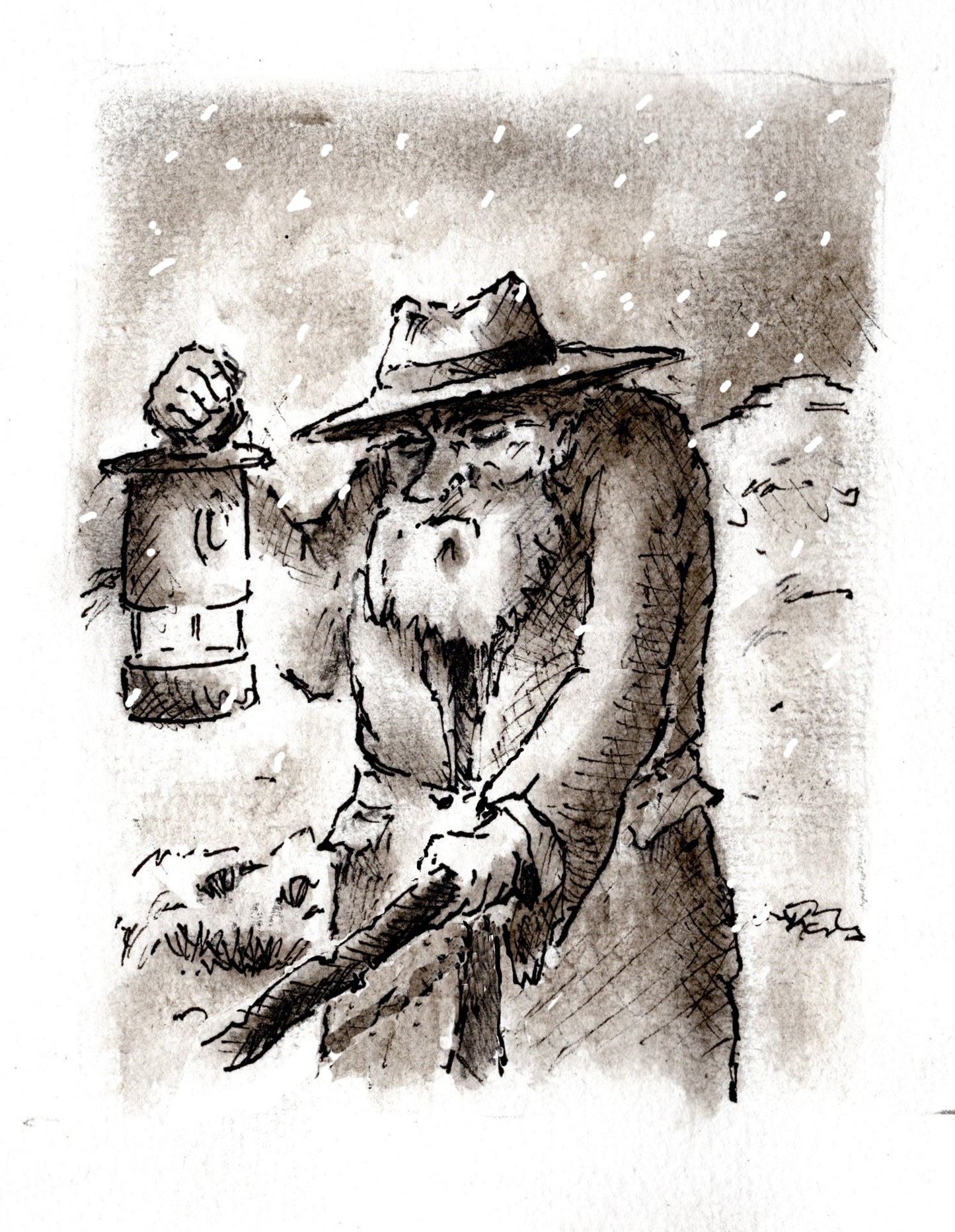 Illustrations for 12 Stories for 12 Sections Anthology