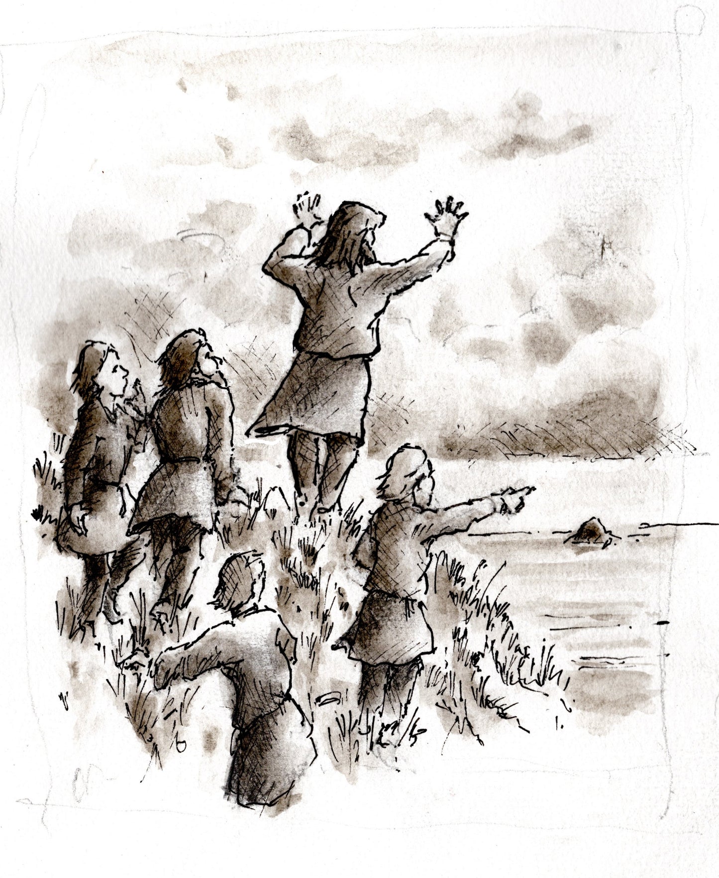 Illustrations for 12 Stories for 12 Sections Anthology