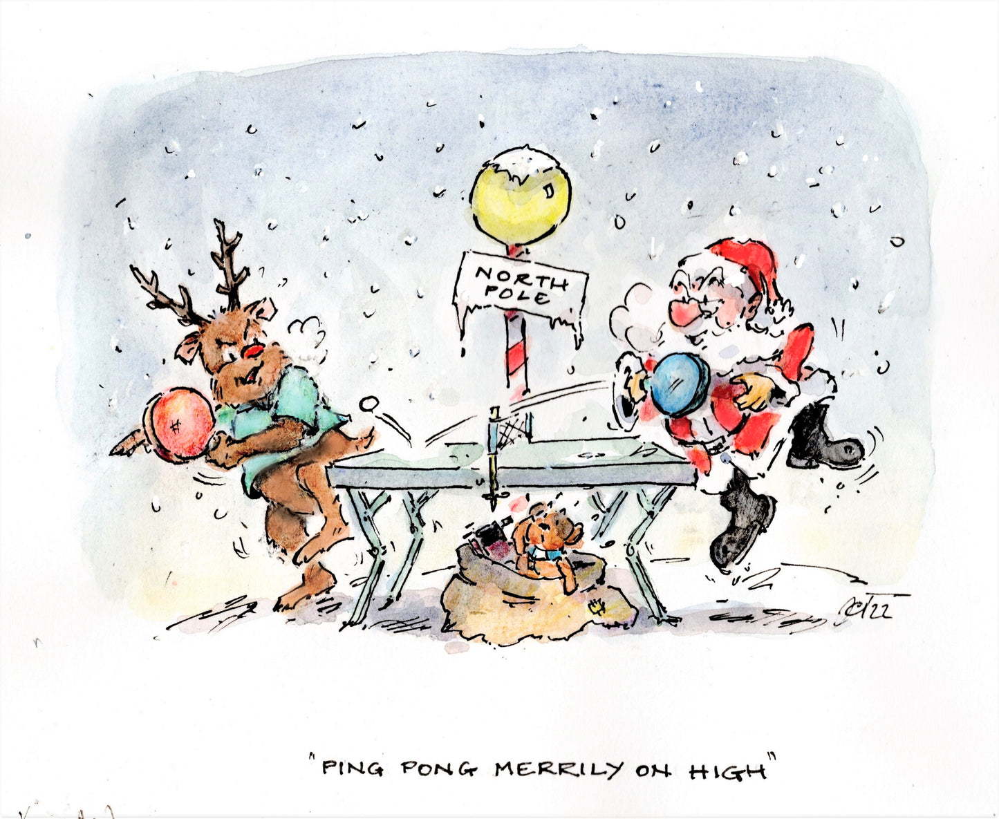 Christmas Card Cartoons