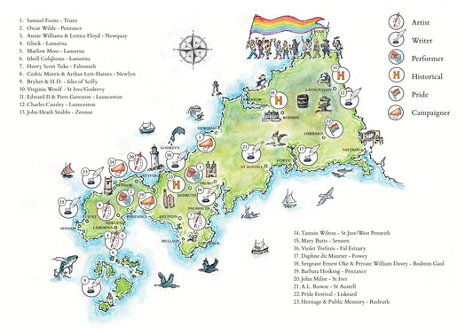 Cornwall Uncharted Map