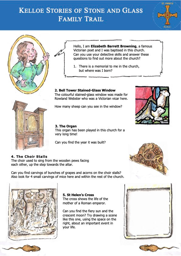 Design And Illustrations For Church History Trail Front