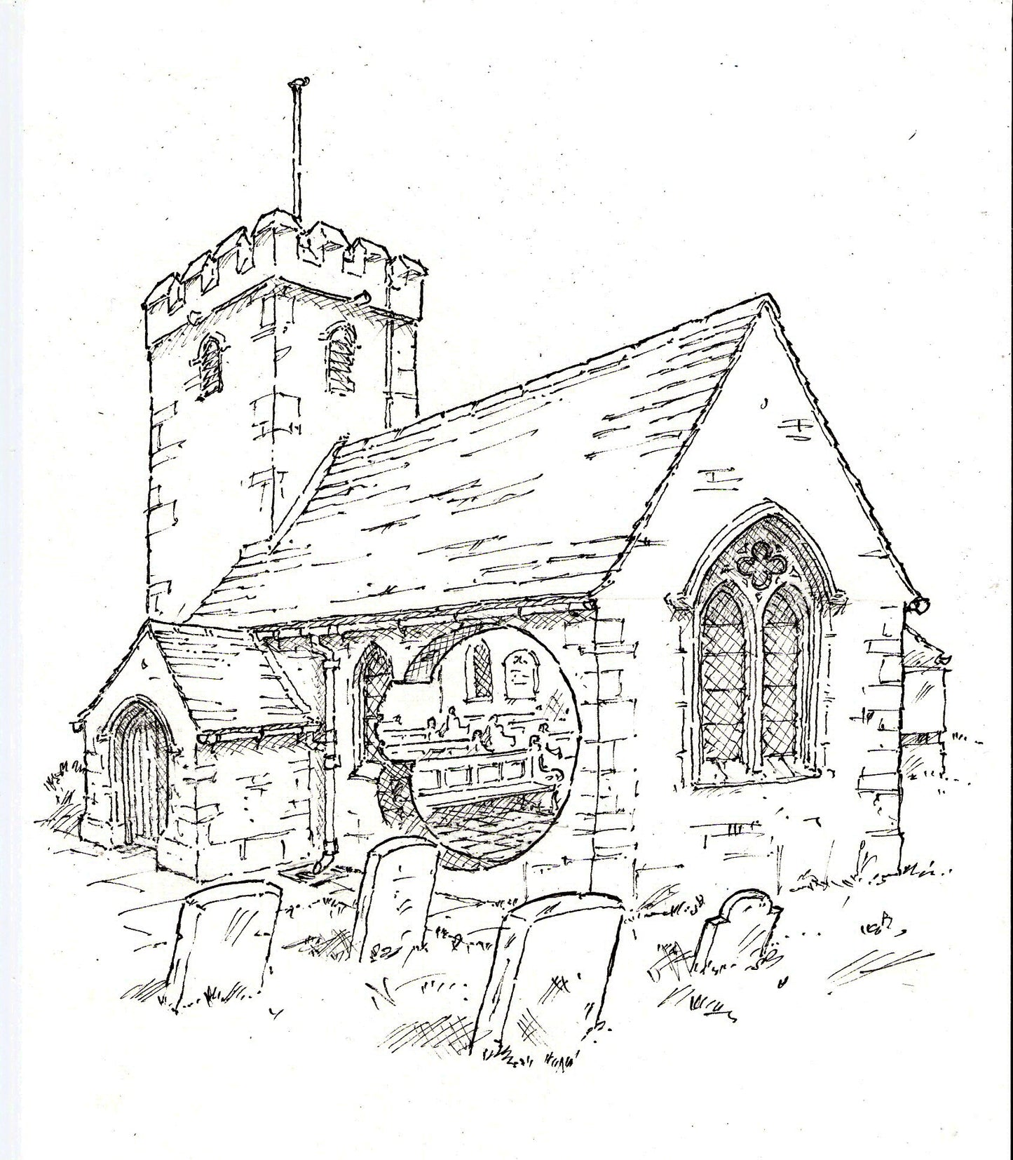 Parts of a Church Illustration