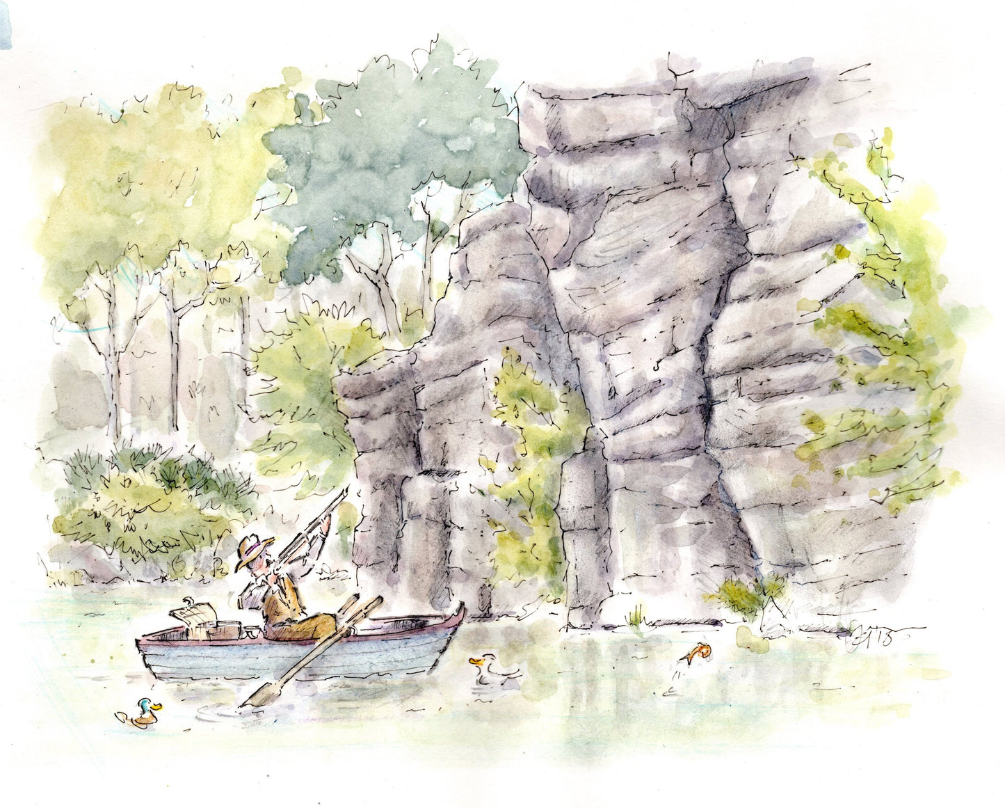 Reginald Farrer on the Lake